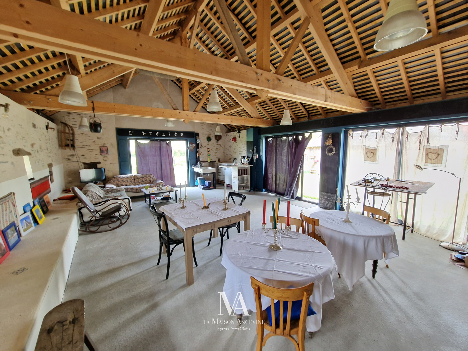 Vente maison Mozé-sur-Louet 7 pièces 221m² 466500€ | LA MAISON ANGEVINE